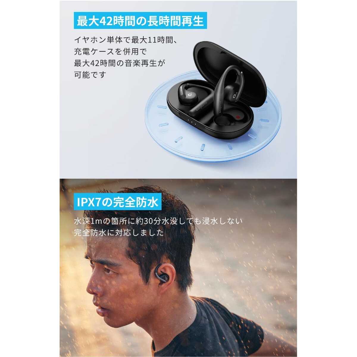 Anker（アンカー） サウンドコア AeroFit ホワイト A3872N21