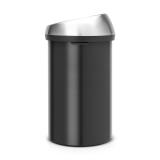 ブラバンシア タッチビン 60L  タッチ式ごみ箱 マットブラック＋FPPマットスチール  402548