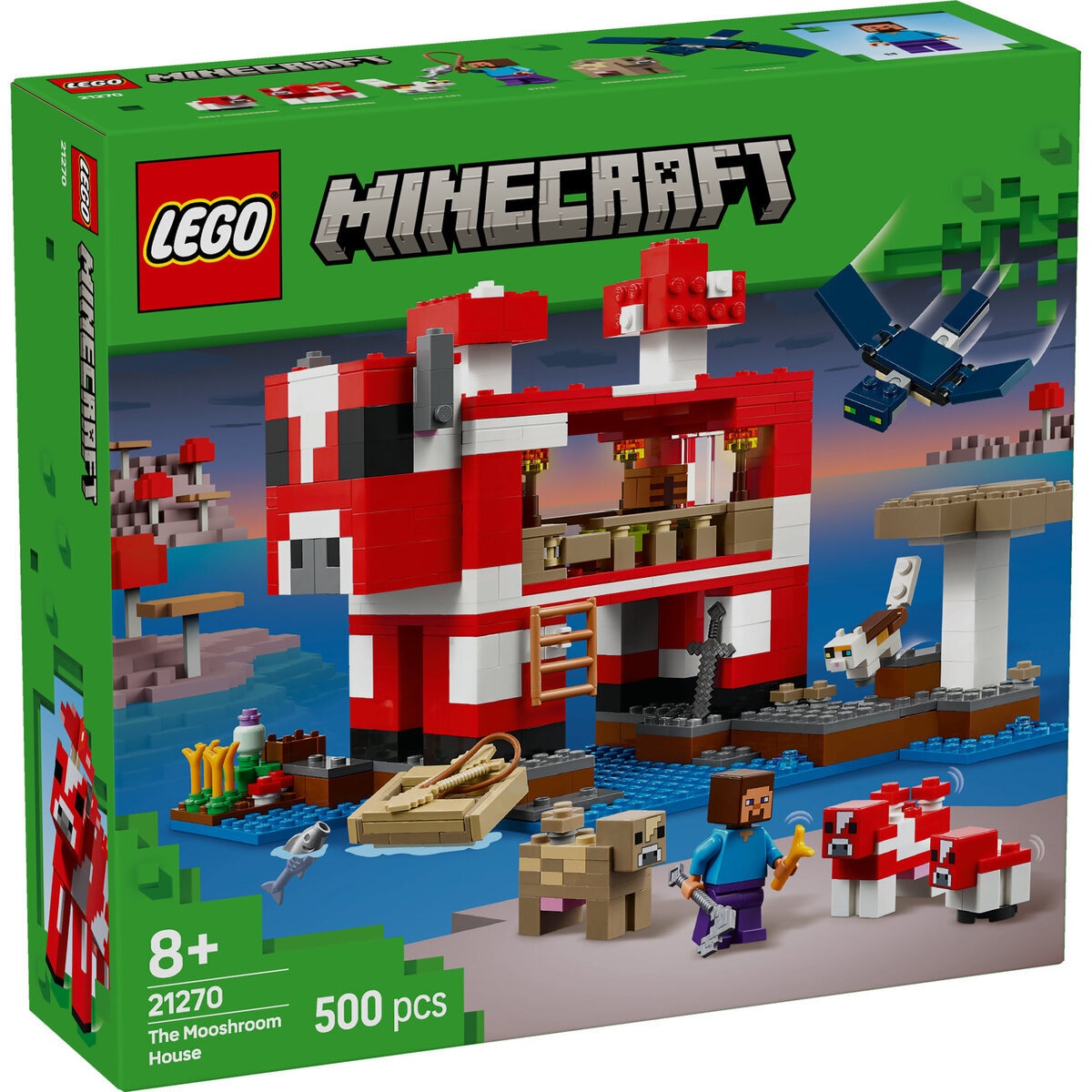 レゴ マインクラフト ムーシュルームハウス