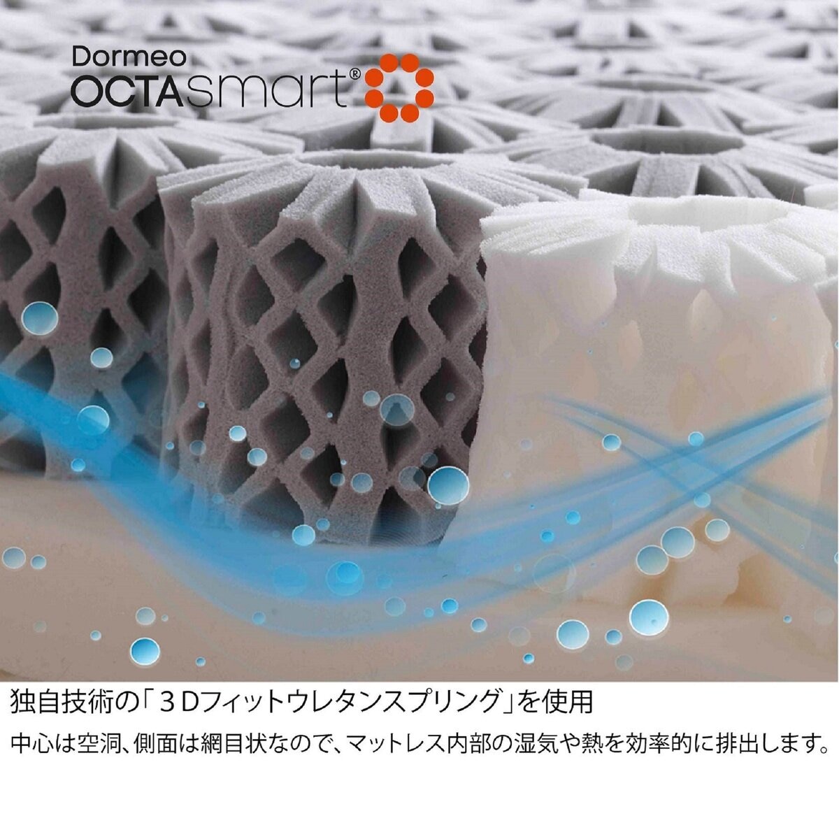 ドルメオ 3つ折りトッパー Octasmart Futon セミダブル
