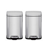 Sensible Eco Living ペダル式ゴミ箱 2個セット 11.7L CW2384MT-12+12L
