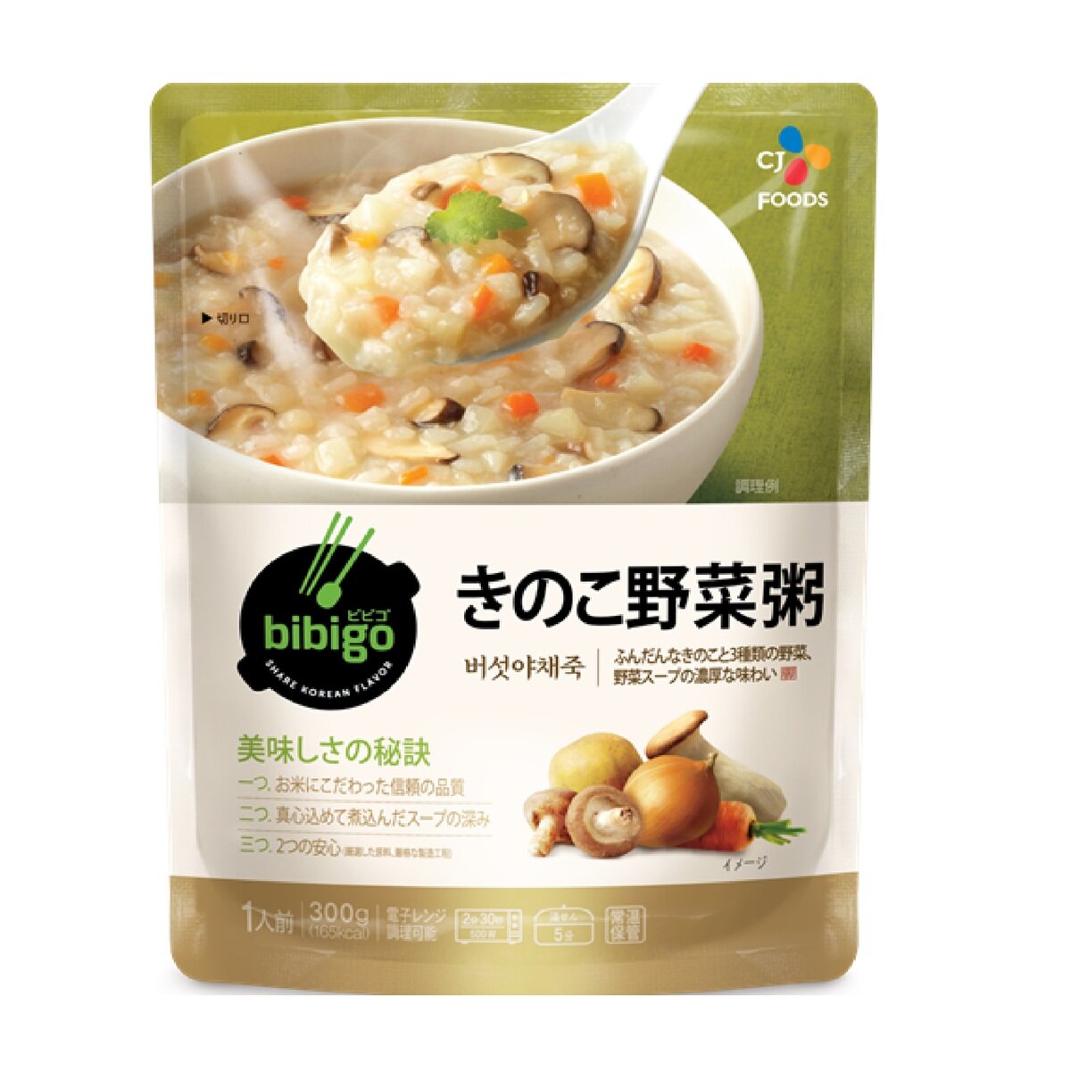 ビビゴ きのこ野菜粥 300g