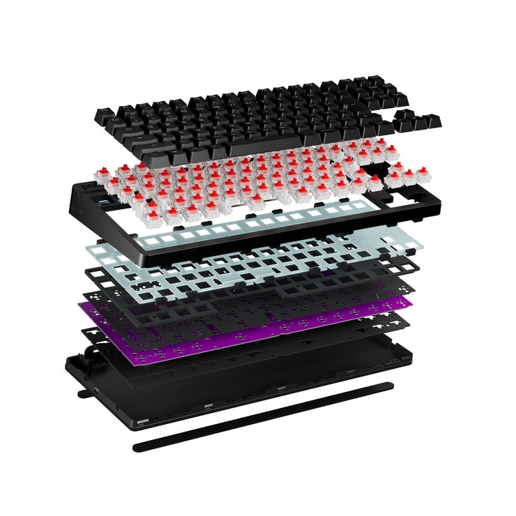 Pulsar Xboard MS TKL ゲーミングキーボード JIS配列 ブラック