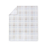 大判ひざ掛け 152cm x 177cm ラナ プレイド アイボリー