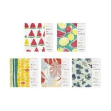 かやのふきん 5枚セット サマー 約30cm x 40cm