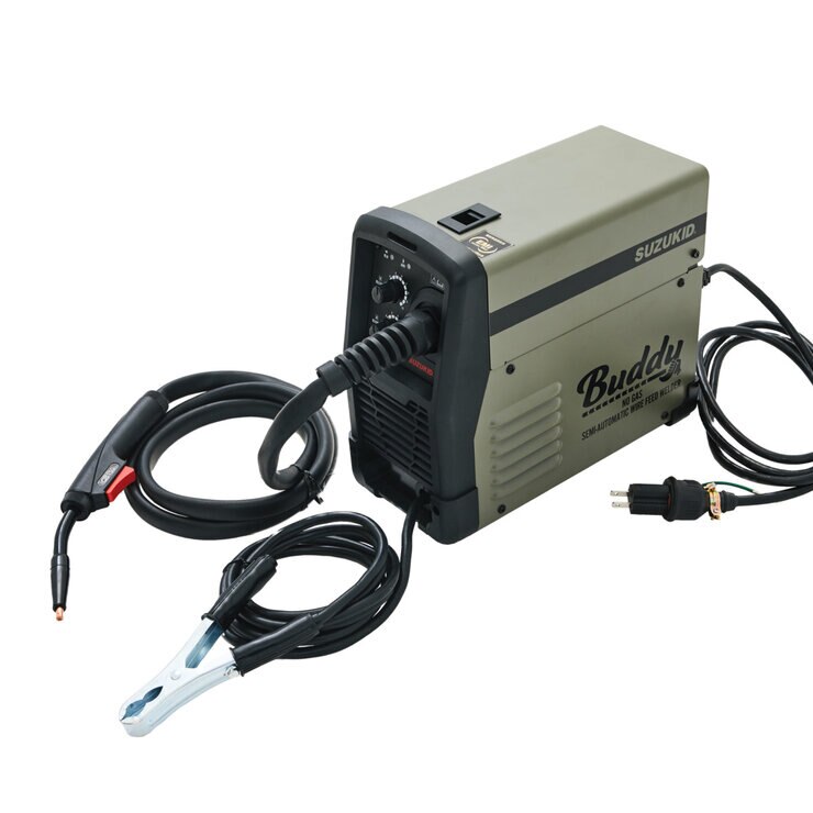 SUZUKID Buddy80 インバータノンガス半自動溶接機 100専用 モスグリーン SBD-80MG