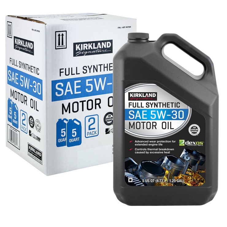 カークランドシグネチャー エンジンオイル 5W30 4730 ml x 2本