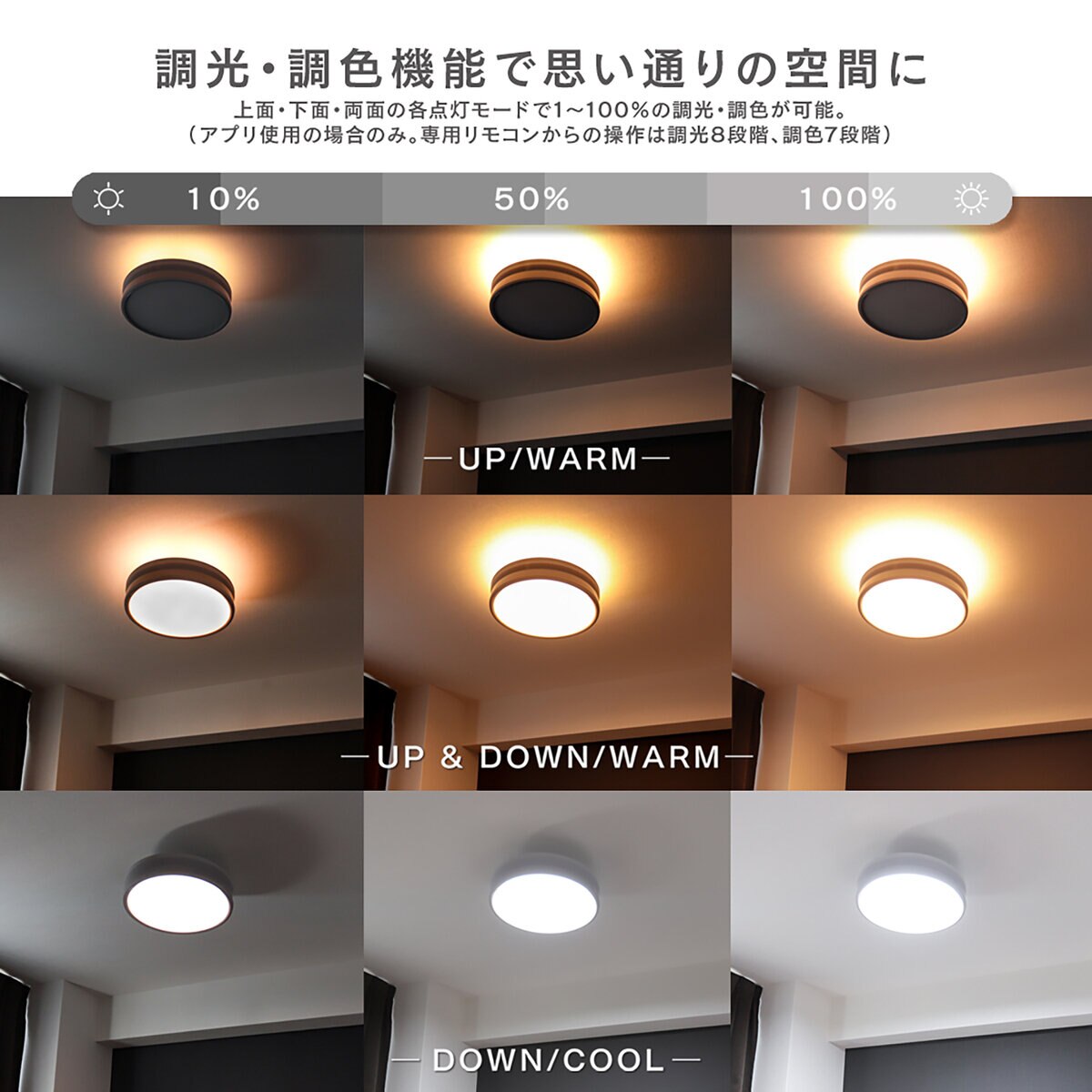 Edison Smart（エジソンスマート）デュアルシーリングライト ブラックDBC-50BKBK/ホワイトDBC-50WHWH