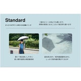 assa 日傘長傘 FL50STD グレー / ペンシルストライプ FL773