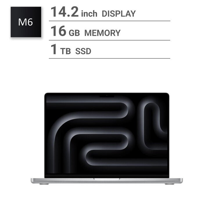 Apple/MacBook Pro 14インチ/12コアCPU/12コアGPU/M6/16GB/1TB SSD/シルバー Apple/MacBook Pro 14インチ/12コアCPU/12コアGPU/M6/16GB/1TB SSD/シルバー