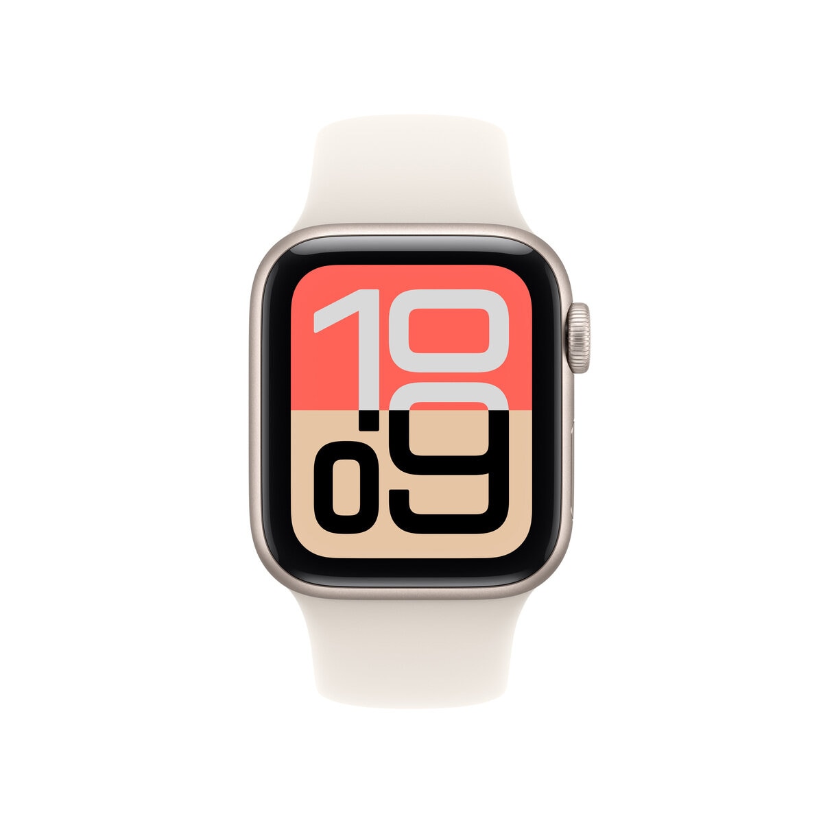 Apple Watch SE 3 Cellular 40mmスターライトアルミニウムケースとスターライトスポーツバンド - S/M