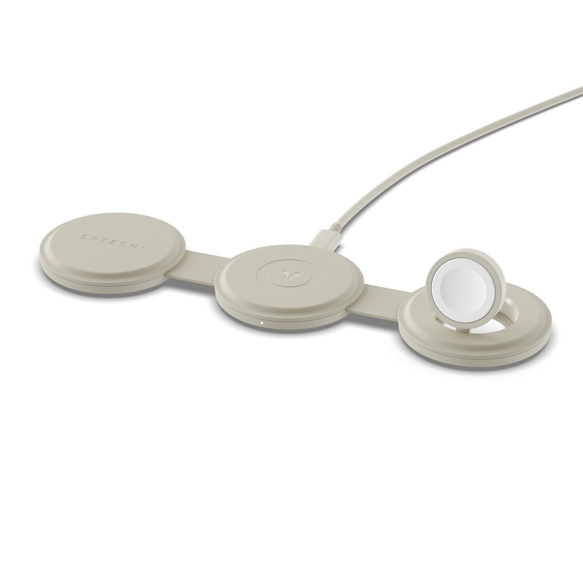Satechi OntheGo 3-in -1 ワイヤレスチャージャー / サンド