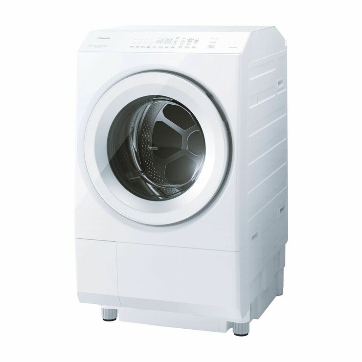東芝 ドラム式洗濯乾燥機 ZABOON 洗濯12kg 乾燥 7kg グランホワイト 左