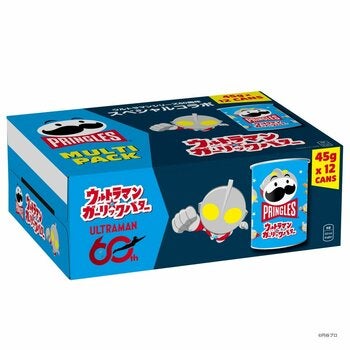 プリングルズ ウルトラマン★ガーリックバター 45g x 12缶 プリングルズ ウルトラマン★ガーリックバター 45g x 12缶