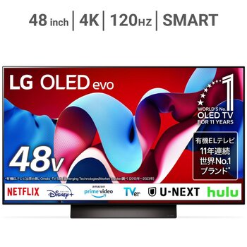 LG 48インチ 4K 有機ELテレビ OLED48C4PJA