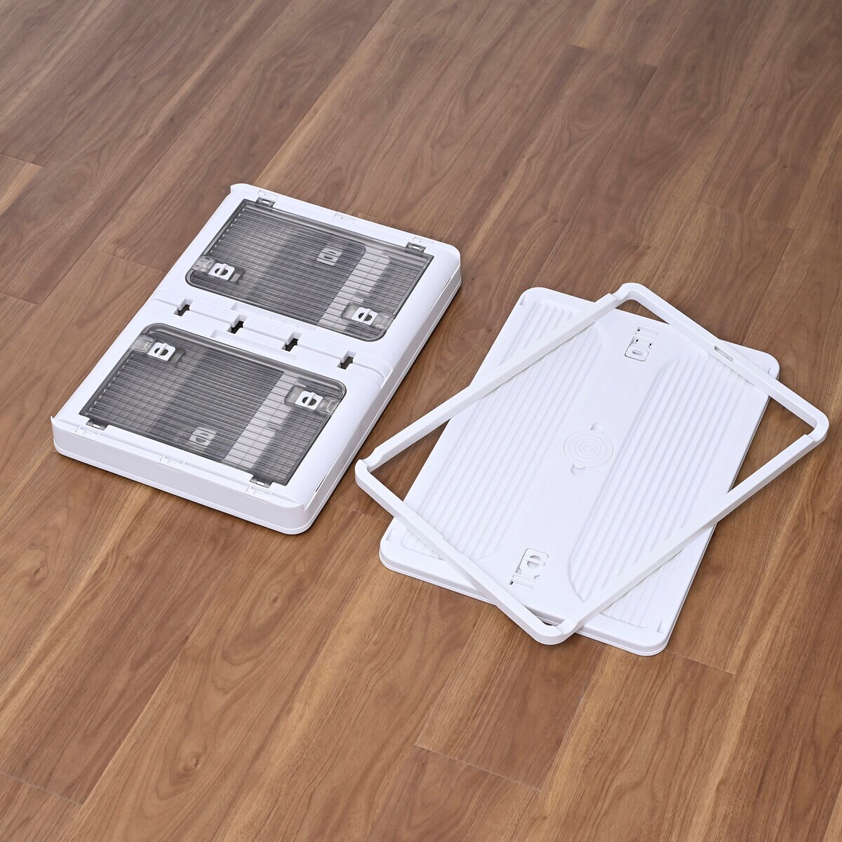 YAMAZEN コンテナフルオープンボックスL 3個組 ホワイト