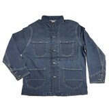 ヘインズ BIG SIZE ストレッチデニムカバーオール / ブルー / 2L ヘインズ BIG SIZE ストレッチデニムカバーオール / ブルー / 2L