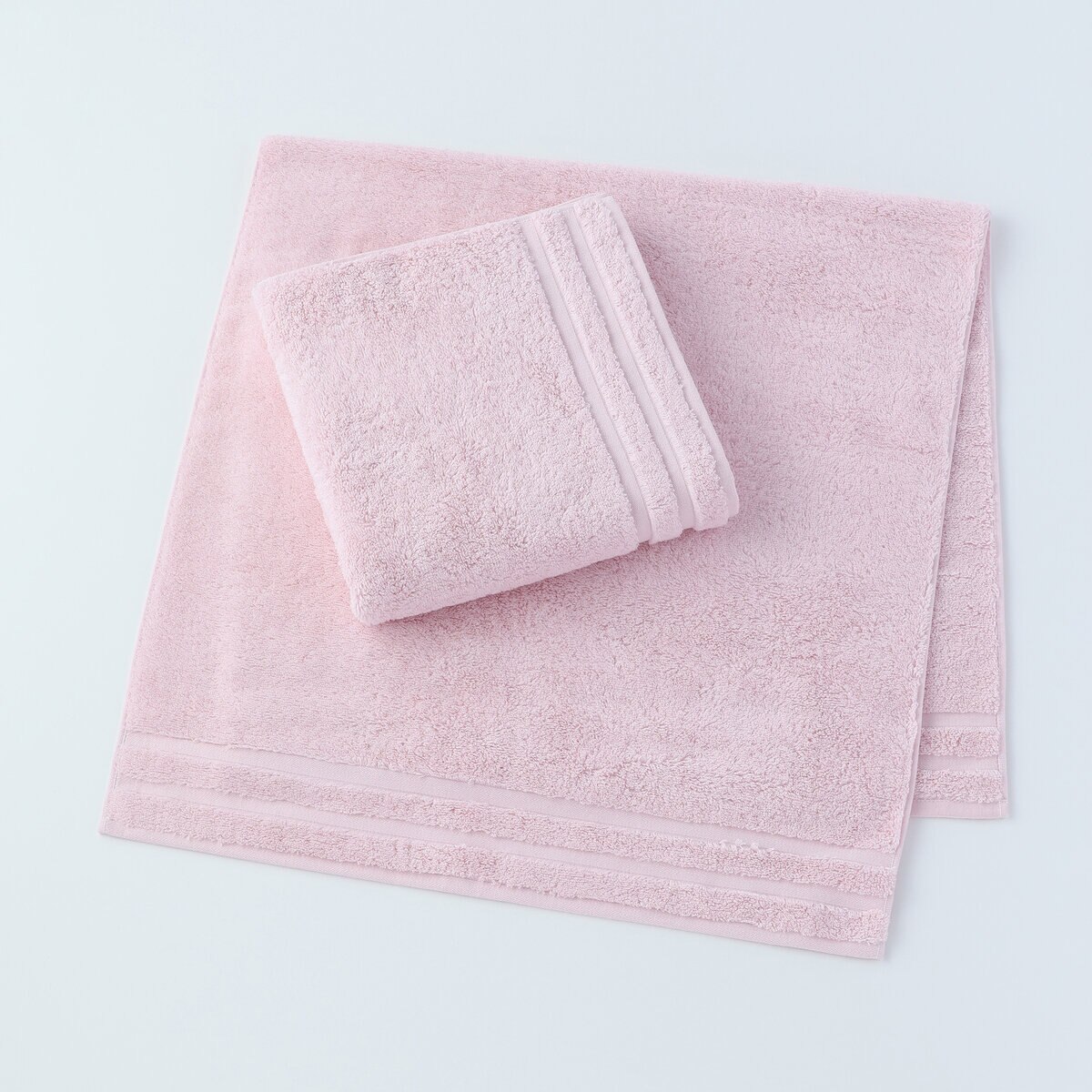 UCHINO 贅沢ボリューム バスタオル 2枚組 60cm x 120cm ピンク