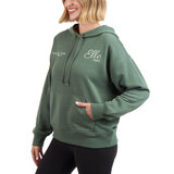 エル レディース ロゴ パーカー グリーン M エル レディース ロゴ パーカー グリーン M