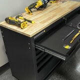 Permasteel 46インチ ウッドトップ ワークベンチ Permasteel 46インチ ウッドトップ ワークベンチ