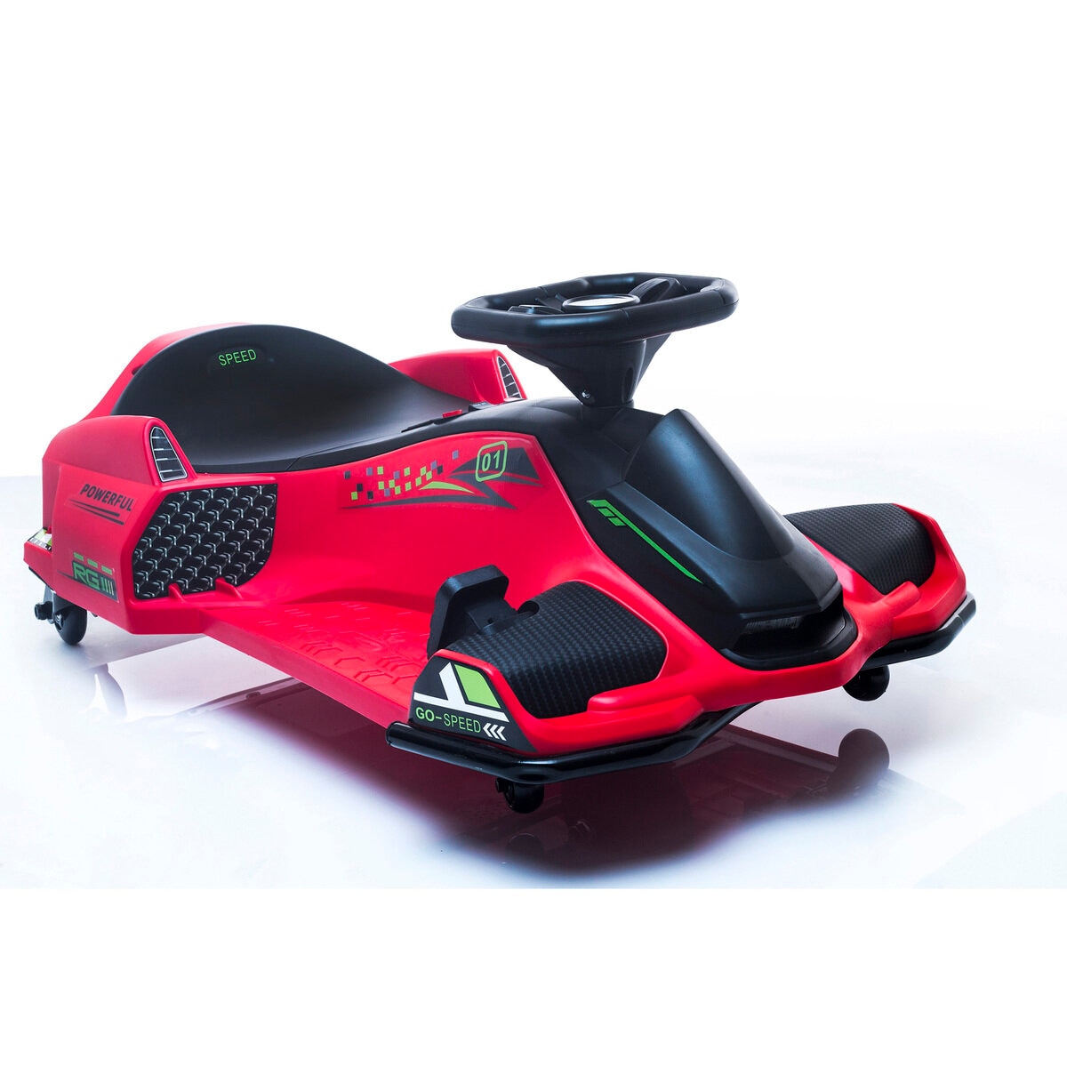 Ramasu 子ども用電動乗用 スピニングカート - レッド