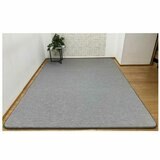 昭和西川 極厚冷感ラグ 200x270cm グレー