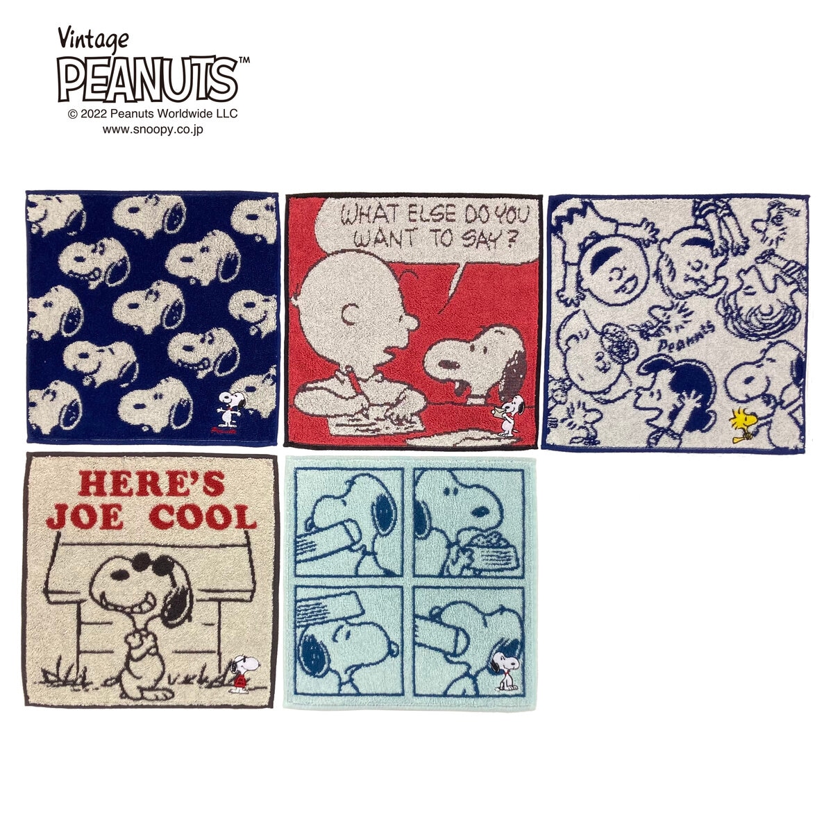 スヌーピー ハンカチ タオル 5枚 セット | Costco Japan