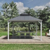 SOJAG メッシーナ 10 x 14フィート (3 x 4.2m) サンシェルター ホワイト