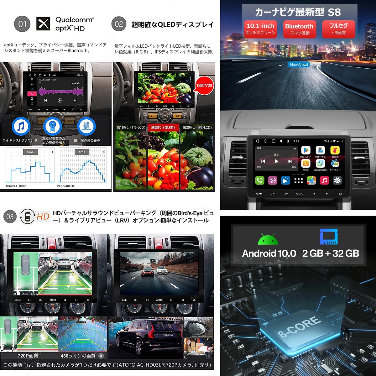ATOTO S8 Premium 10” ディスプレイオーディオ | Costco Japan