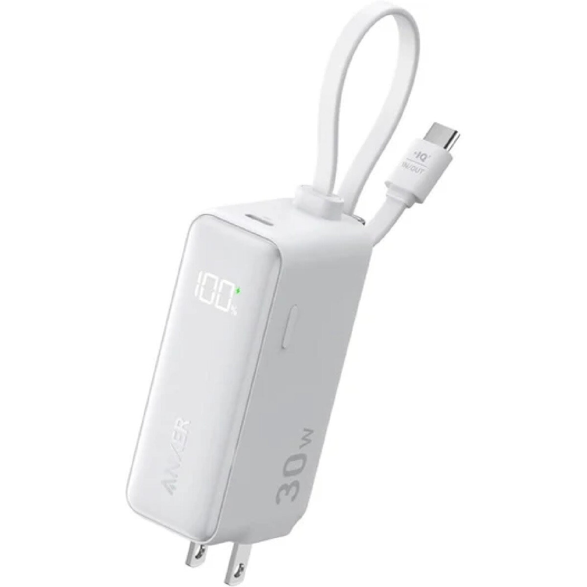 Anker（アンカー）モバイルバッテリー 最大30W USB－C ケーブル　ホワイト A1636N21