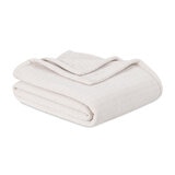 CHENILLE 大判ひざ掛け 152cm x 177cm ホワイトマカダミア