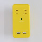 Fargo（ファーゴ）SATI COLOR(サティカラー) AC4個口 4.2A USB 全14色 CT221 イエロー