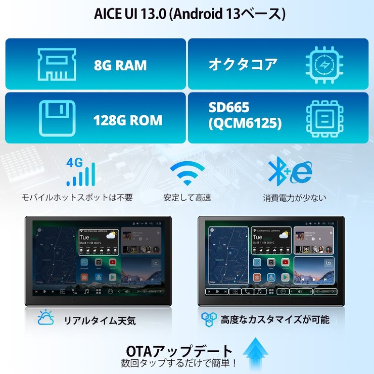 ATOTO X10 ディスプレイオーディオ カーナビ 9インチ X10G209E