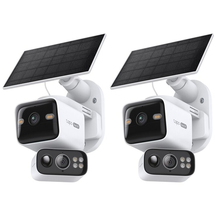 TP-Link ソーラー給電 パンチルト セキュリティカメラ C645D KIT2個セット 防犯カメラ 360°首振り 屋外 工事不要 2K 300万画素 AI検知 フルカラー IP65 双方向通話 TP-Link ソーラー給電 パンチルト セキュリティカメラ C645D KIT2個セット 防犯カメラ 360°首振り 屋外 工事不要 2K 300万画素 AI検知 フルカラー IP65 双方向通話