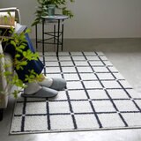 スミノエ ウォッシャブルラグ オセロ 185 x 185cm ホワイト