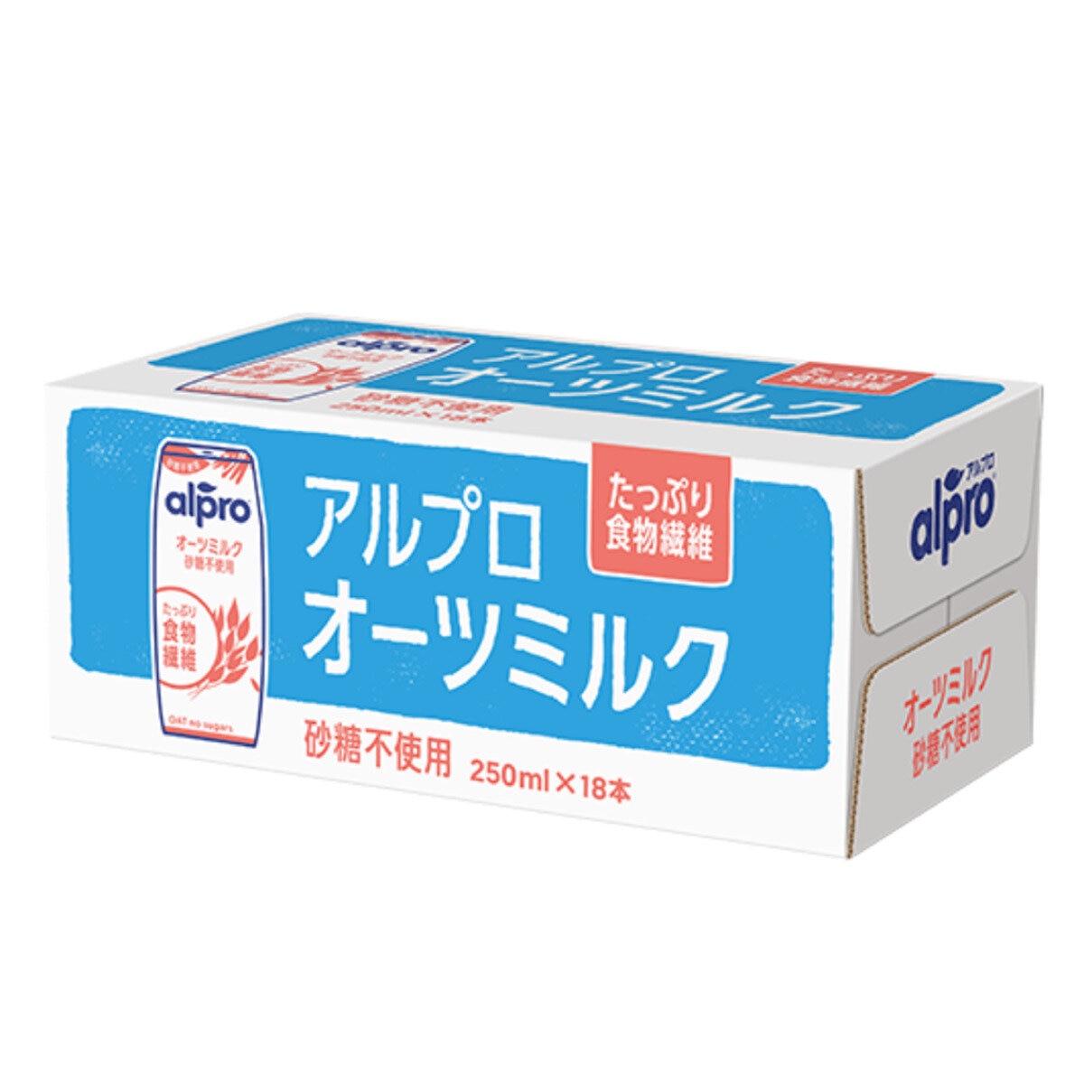 ダノン アルプロ オーツミルク 砂糖不使用 250ml x 18本