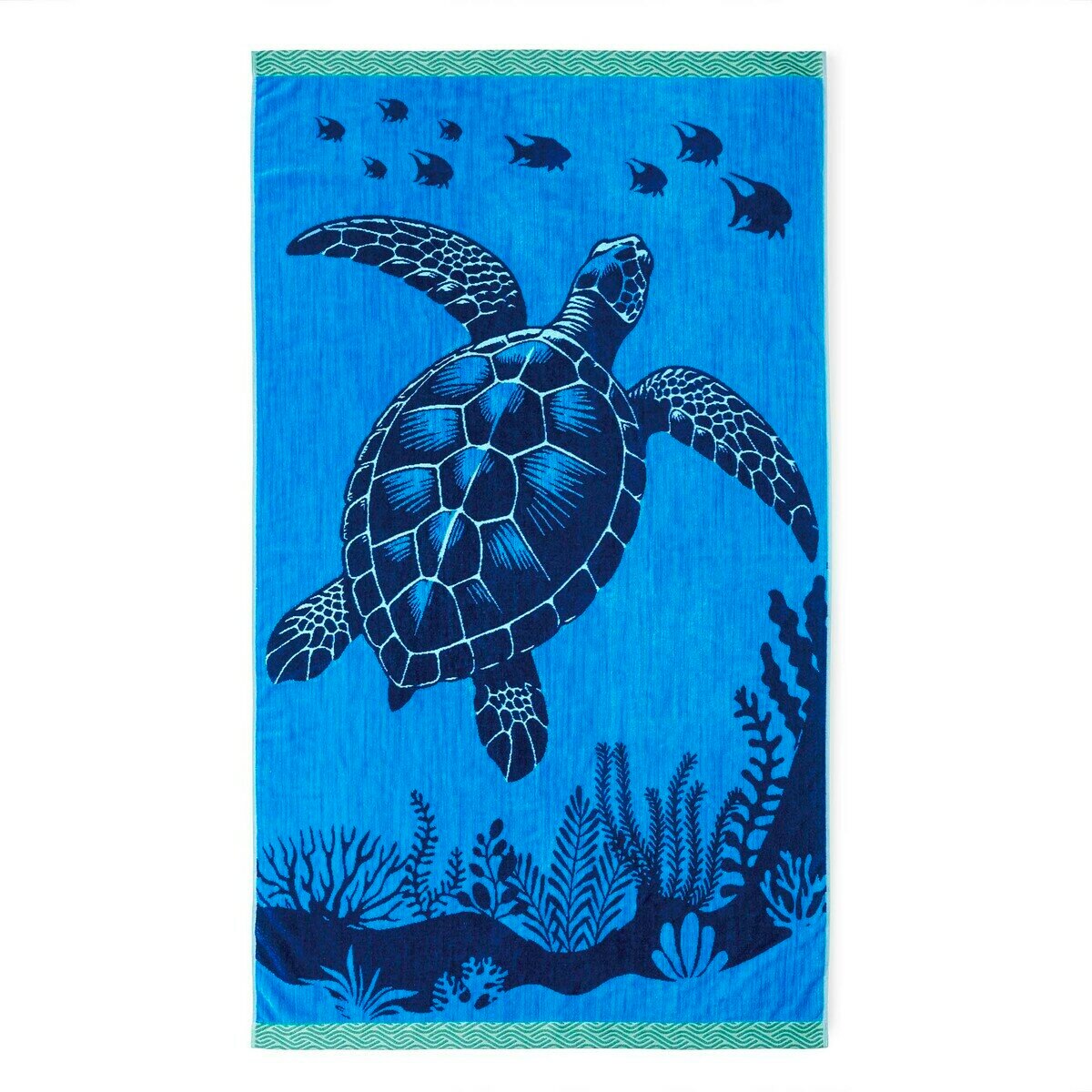 大判ビーチタオル 101cm x 182cm タートル