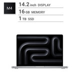 Apple/MacBook Pro 14インチ 10コアCPU/10コアGPU/Apple M4チップ/16GB/1TB SSD