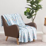 スヌーピー 大判ひざ掛け 152cm x 177cm ブルー