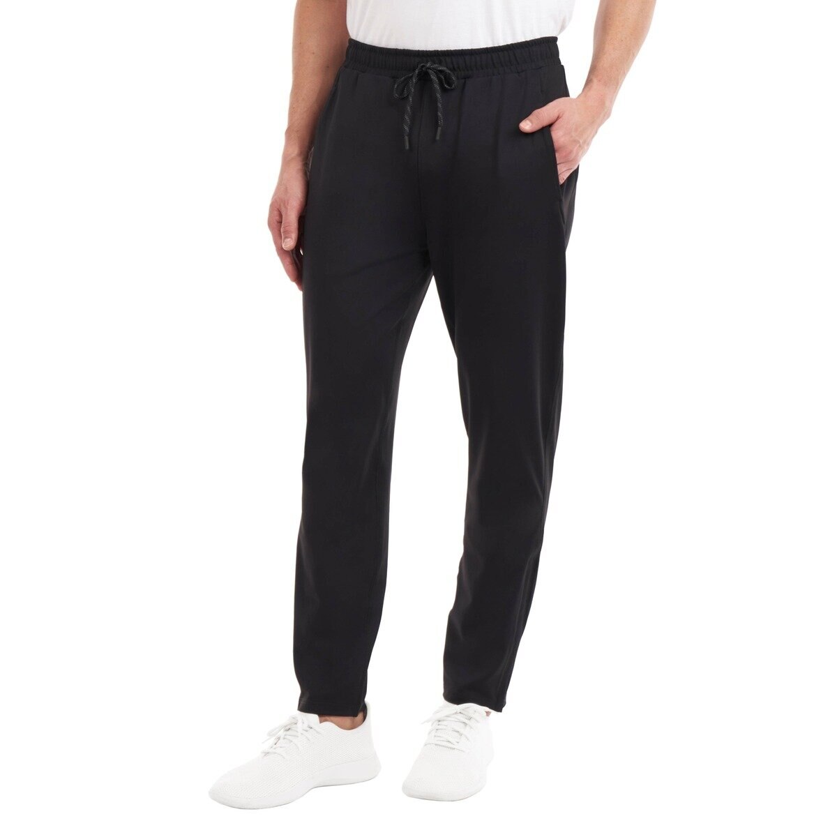 カークランドシグネチャー メンズ アクティブ ジョガー パンツ ブラック M