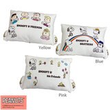 西川 スヌーピーキッズ枕 ピンク