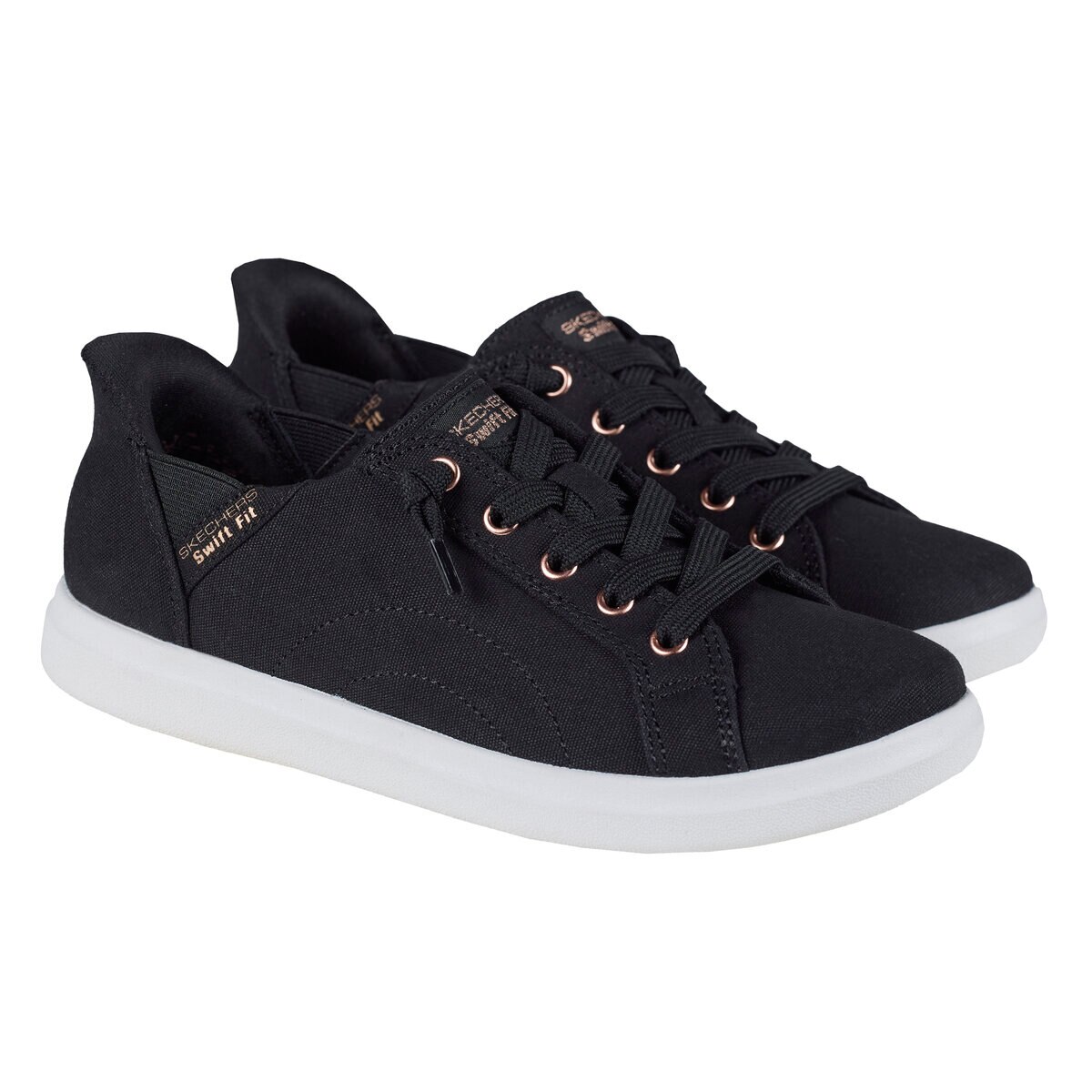 スケッチャーズ ウィメンズ ボブス D ヴァイン ブラック 23.0cm