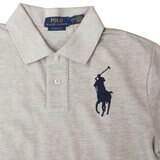 ポロ ラルフローレン キッズ ポロシャツ グレーヘザー L