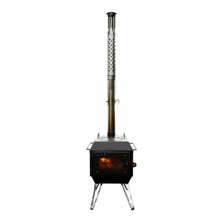 鎌倉天幕 薪ストーブ 焚火台 FIRE PIT-40 KTM-FP40 二次燃焼 一台三役