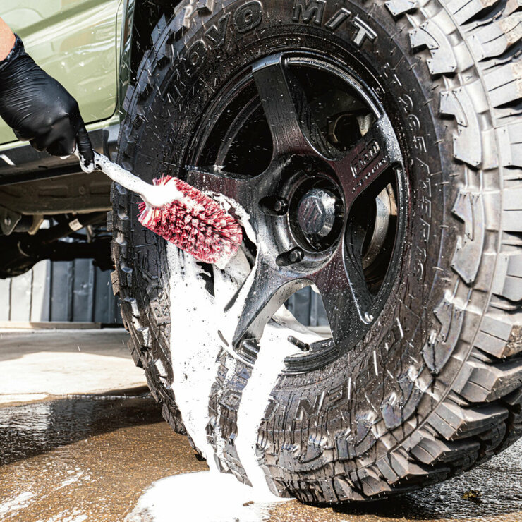 COAZ SELECTION タイヤハウスブラシ 40.6cm x 10.2cm 汚れ落ち抜群