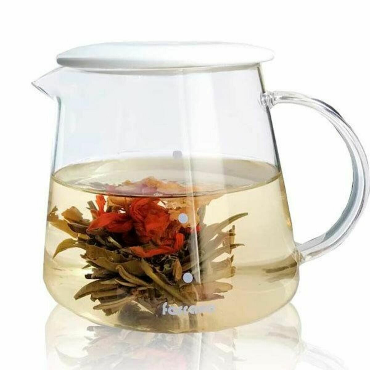 Ferrano ティーポット 600ml ホワイト