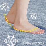 昭和西川 極厚冷感ラグ グレー