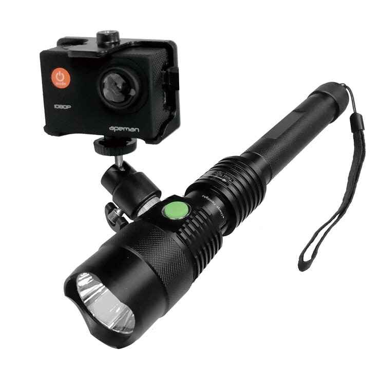 tollight PRO 充電式懐中電灯 800ルーメン スマホ ホルダー付 / 角形MUカメラ付属 ULT501-CAMU tollight PRO 充電式懐中電灯 800ルーメン スマホ ホルダー付 / 角形MUカメラ付属 ULT501-CAMU
