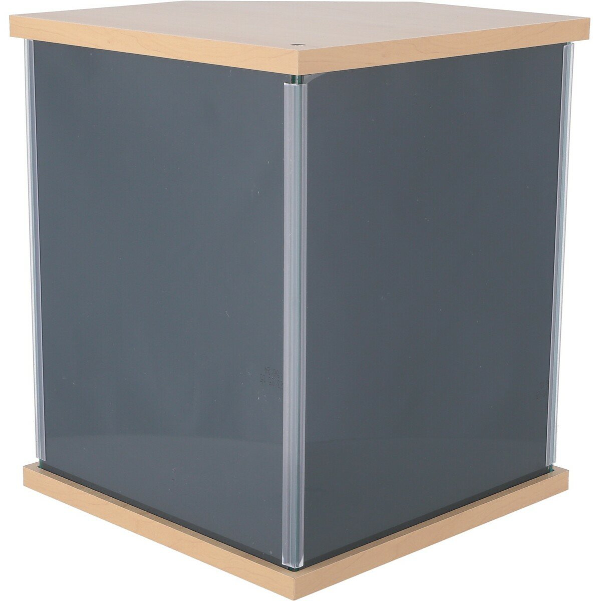 卓上ガラスコレクションケース コーナー ナチュラル