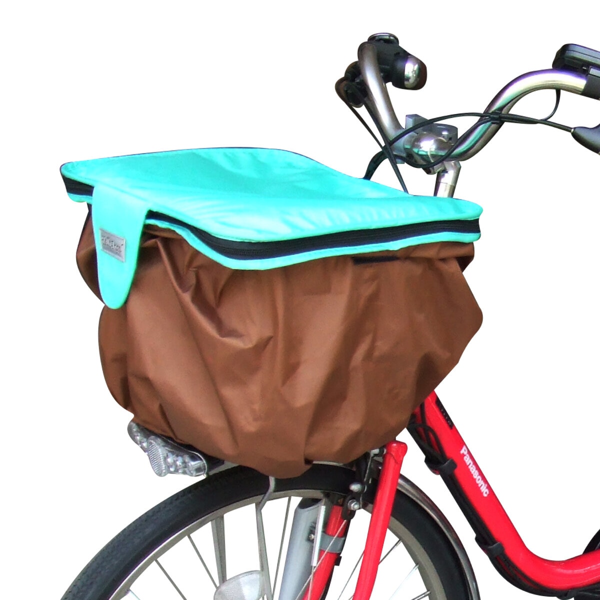 ハローエンジェル 自転車前カゴ用 レインカバー ブルー